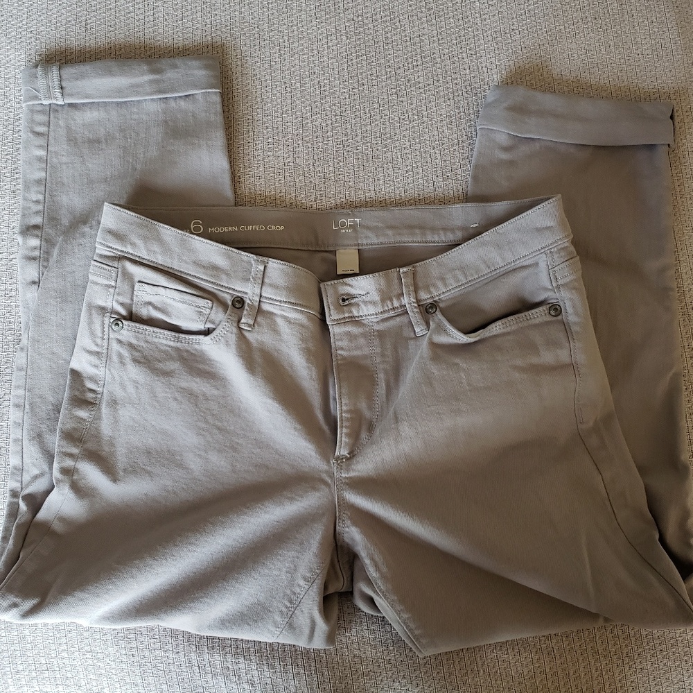 LOFT Cropped Jeans